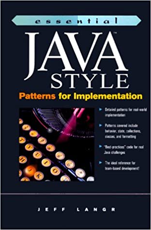 Essential Java Style: Patterns for Implementation